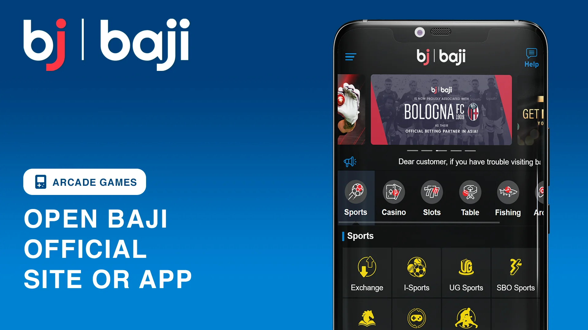 Open Baji Official Site to start playing casino games