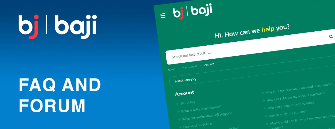 Players can Find Answers on Most Popular Questions at FAQ Section - Baji Bangladesh