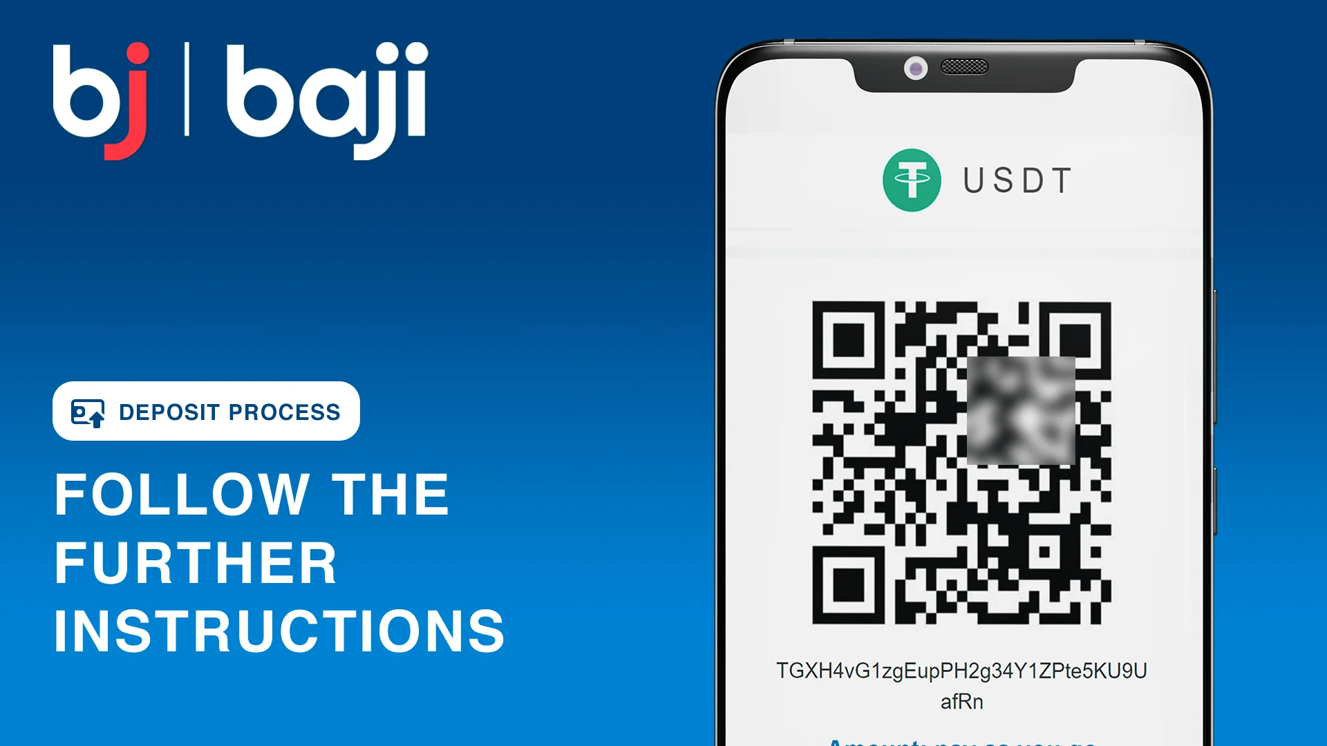 Follow the instructions and finalize deposit process on the third-party payment service